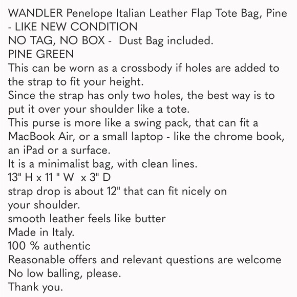 Wandler evergreen leather bag - Picture 7 of 7